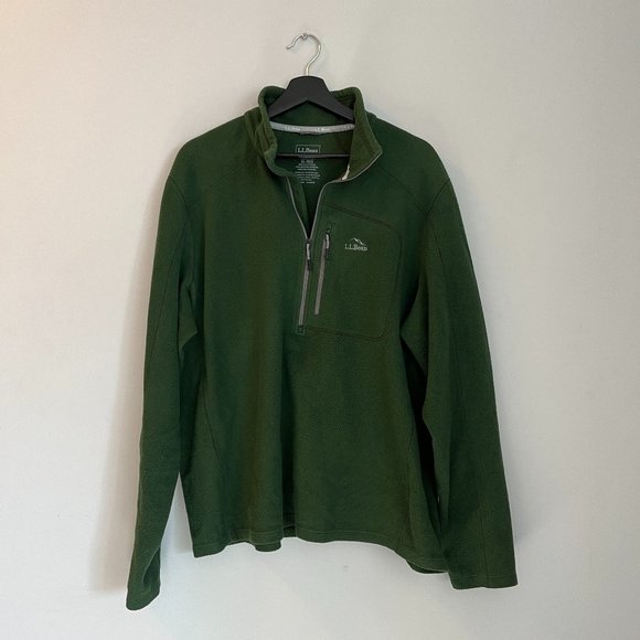 L.L. Bean Other - LL Bean Green Fleece Pullover Sweater - XL
